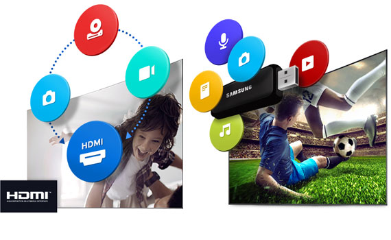 Tivi Led Samsung 40 inches UA40KU6100KXXV cho bạn tận hưởng phim thoải mái